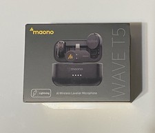 Maono Wireless Lavalier Microphone for iPhone 14 and Below, Lightning