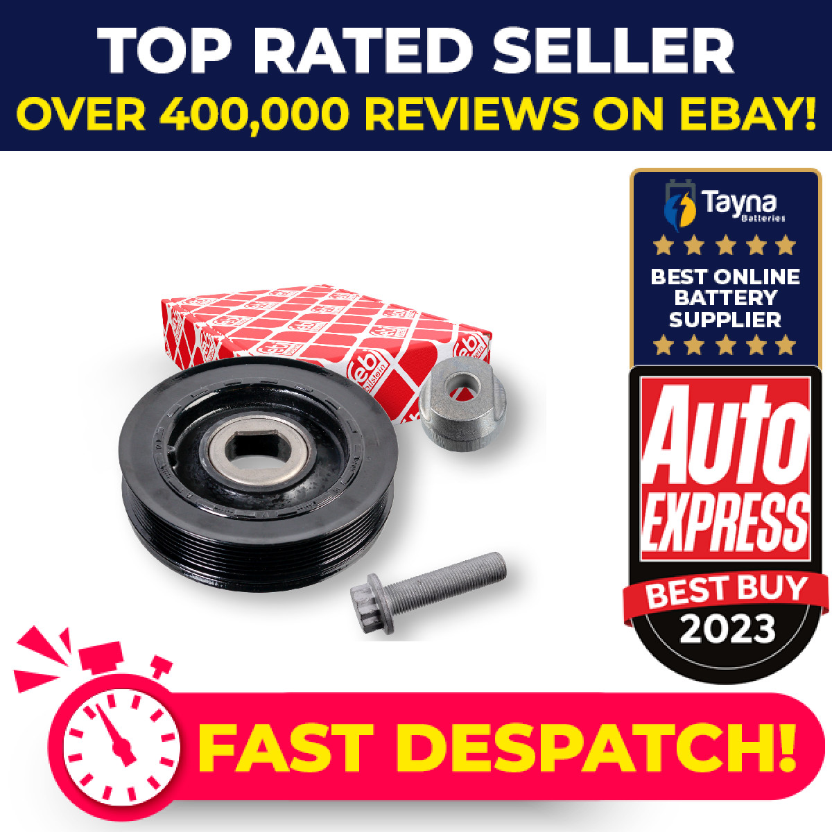 Crankshaft Pulley 175310 Febi Belt 6000616595 6000616595S1 1230300Q3E Quality