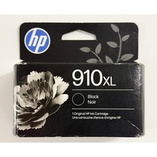 HP 910XL Ink Cartridge High Yield Black Original 3YL65AN EXP: 03/2028
