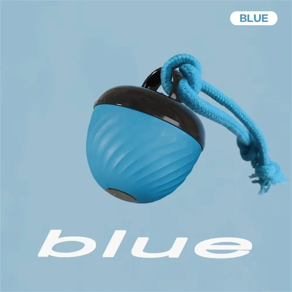 Smart Dog Toy Ball Electronic Interactive Pet Moving Rope Usb 3 Modes Automatic