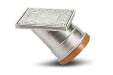 POLYPIPE RODDING EYE 45 DEG/SOCKET - 110MM UG4165