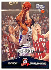 1997 The Score Board Ron Mercer 1st Round Pick Rookie Card RC #2 Wildcats. rookie card picture