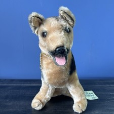 Vintage 1975 Dakin German Shepherd Plush w/ Nature Babies Tag Stuffed Animal Dog