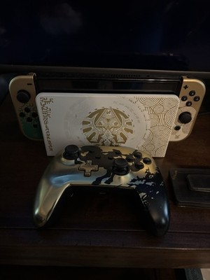 Nintendo Switch OLED Zelda Edition 64GB Console w/ Joy-Cons & Pro Controller