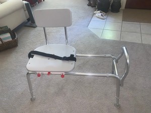 Swivel Sliding Shower and Tub Chair Eagle Health Supplies 78668 400 lbs max NEW