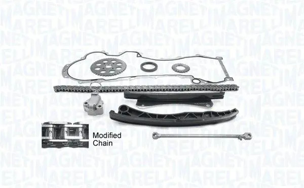 Timing chain kit Closed chain 341500000111 MAGNETI MARELLI for OPEL FIAT CITROËN