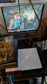 SONY Playstation2 PS2 Console - Guitar Hero Bundle - Guitars, Games, Memory Card