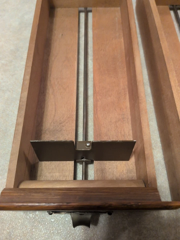 Antique Oak Card Catalog File Cabinet  - Image 3 of 4