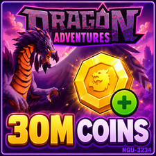  Dragon Adventures Coins | 30M Coins | Fastes...