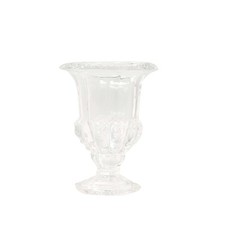 2 Classic 6.5" Roman Urn Style Glass Flower Vases Table Centerpieces Decorations