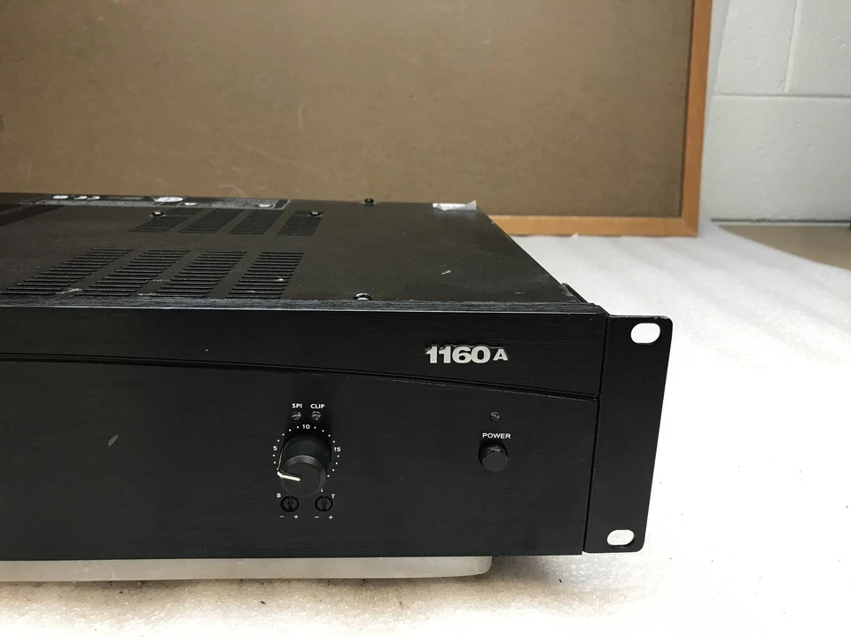 Amplificador de Potencia de Audio Crown 1160A 160W Montaje en Rack Comercial Probado Foto 3 de 4