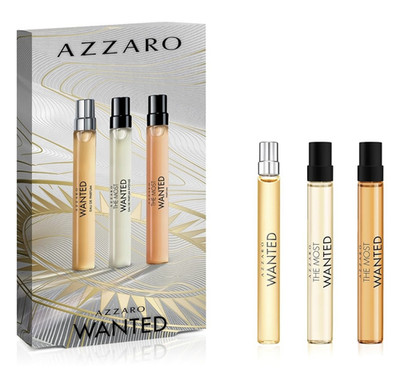 Azzaro The Most Wanted Intense Azzaro Most Wanted 3 pc Gift Set 10 ml each
