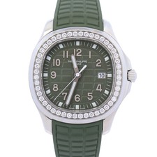 Patek Philippe Aquanaut 38mm Green Dial Watch Ref# 5267/200A-011