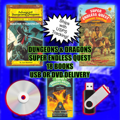 SUPER ENDLESS  QUEST D&D USB or DVD Delivery with Tracking!