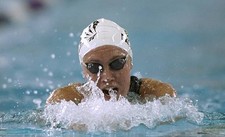 Michelle Smith of Ireland at the Georgia Tech Aquatic Center at th- Old Photo