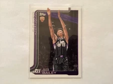 Ace Bailey 2025-26 Topps Flagship Rookie Card # 205 Jazz
