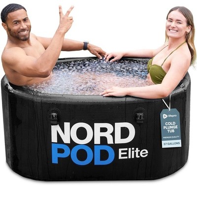 Lifepro NordPod Elite Cold Plunge Tub   Portable Ice Bath for Recovery & Therapy