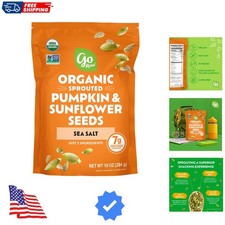 Organic Sprouted Pumpkin & Sunflower Seeds, 10 oz, Sea Salted, Keto, Kosher, ... 51.18 per gallon