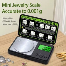 Digital Scales 0.01g 100g Grams Gold Jewellery Weighing Small Pocket Electronic