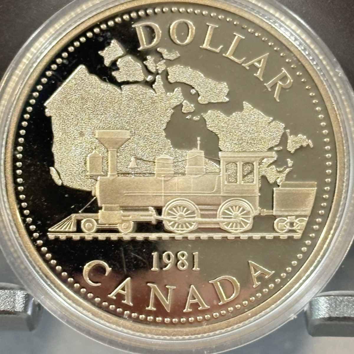 1981 CANADA SILVER DOLLAR TRAIN PROOF BRILLIANT UNCIRCULATED | eBay