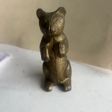 original ac williams cast iron begging bear still bank nice!
