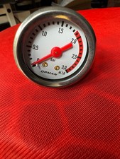 Org. Orman Manometer Kessel Erhitzer ø41 Anschluss ø 1/4" 0÷3 Bar SAB ACE Gaggia