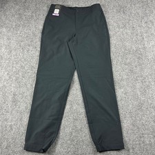 Banana Republic Motion Tech Hybrid Pant Mens 30 Black Jogger Elastic Cuff NWT