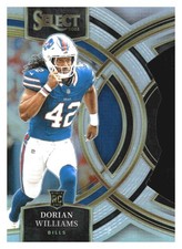 2023 Panini Select #110 Dorian Williams Silver Prizms Die Cuts