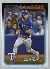 Evan Carter 2024 Topps S1 #280 Rookie Card (RC) Texas Rangers MLB