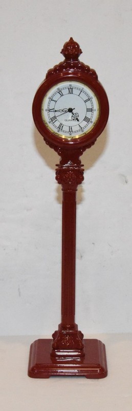 MTH RAIL KING SIDEWALK CLOCK QUARTZ