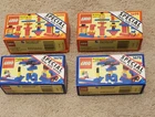 VINTAGE 1991 NEW LEGO 1678 (2) & 1698 (2) BUILDING SET LOT TRIL SIZE SEALED RARE