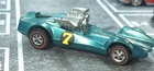 Hot Wheels Redline Vintage STRIP TEASER green (B14)