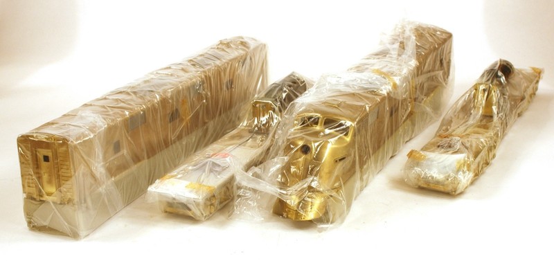 O Scale brass Overland EMD E3/6 A and B, powered, never taken out of wrap