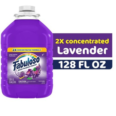 Fabuloso Multi Surface All Purpose Floor Cleaner, Lavender Scent, 128 fl oz