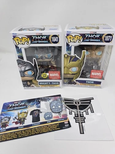 New Funko Pop Thor Love and Thunder Marvel Collector Corps Box No Shirt