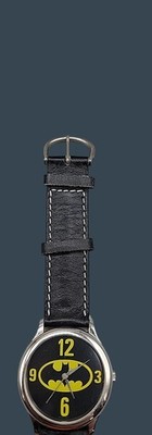 DC COMICS by 1989 Fossil Batman Unisex Watch 7.5 Black  display picture 3