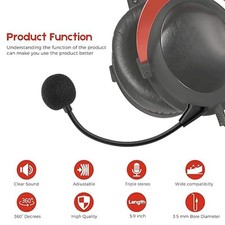 Comfort  Durability Gaming Headset Microphone for Cloud Pro Headset Accessory