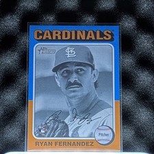2024 Topps Heritage High Number - SP Ryan Fernandez #702 Black & White (RC)