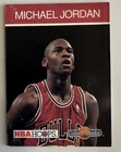 1990 Michael Jordan NBA Hoops CollectABooks #4 Card MJ2