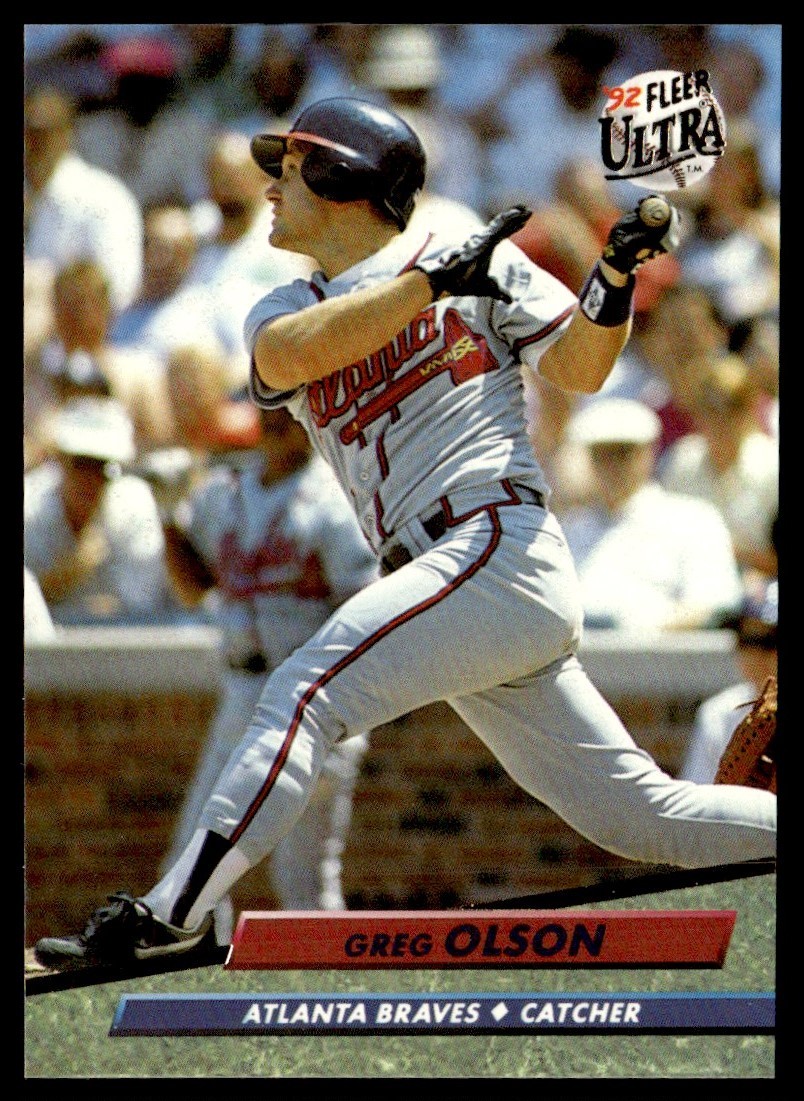 1992 Ultra Greg Olson Atlanta Braves #166