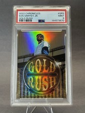 Ken Griffey Jr. 2022 Chronicles #GR3 Gold Rush PSA Mint 9