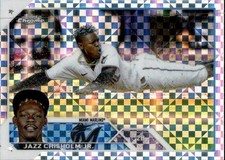 2023 Topps Chrome Jazz Chisholm Jr. #218 X-Fractors Miami Marlins 22J