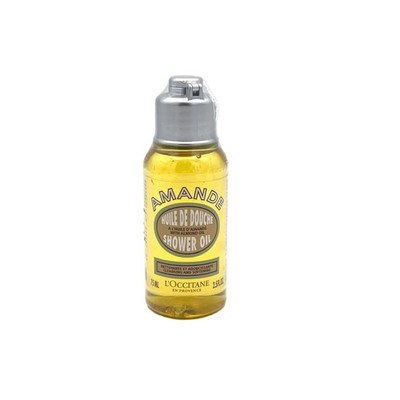 L'OCCITANE AMANDE~ALMOND SHOWER OIL~TRAVEL SIZE~2.56 FL~SEALED~NWOB!!!