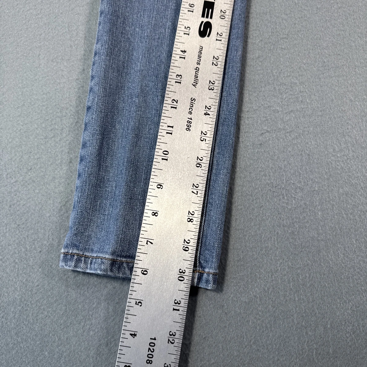 Jeans Forever 21 tiro bajo vintage Y2K lavado claro para mujer talla 27