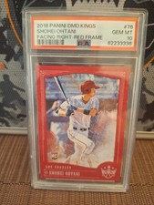Shohei Ohtani RC 2018 Panini Diamond Kings Red Frame Variant RARE #76 🫆PSA 10🫆
