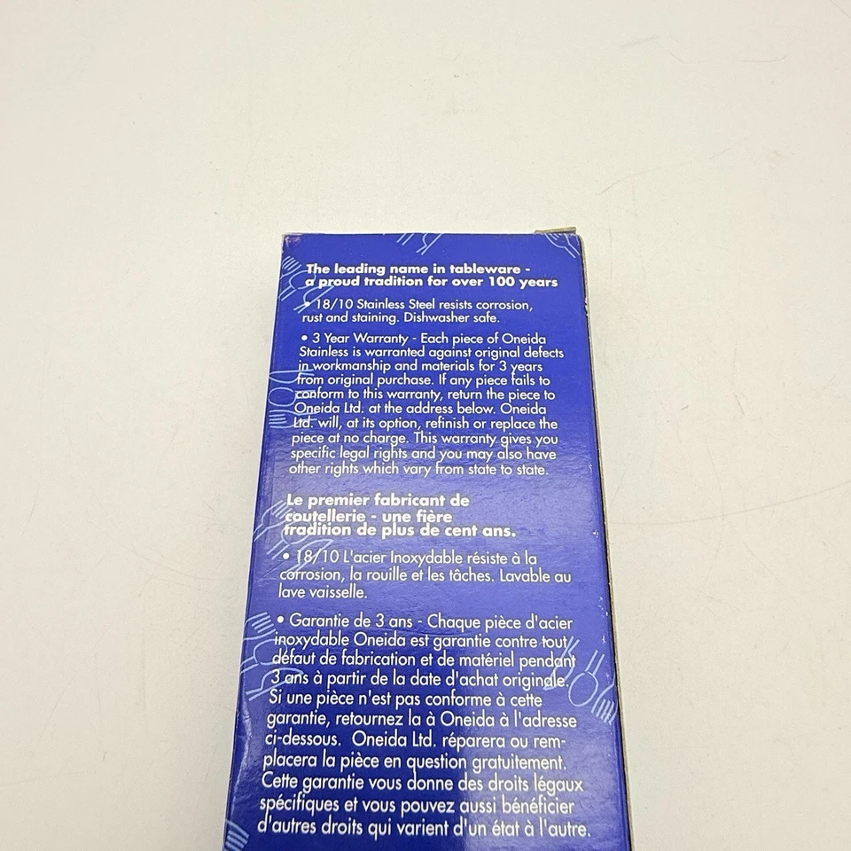 Oneida 5 Piece Place Setting Flatware Immaculate 18/10 Stainless Steel - Image 2 of 4