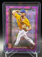 Kutter Crawford 2025 Topps Pink Holo Foil #515 - Boston Red Sox