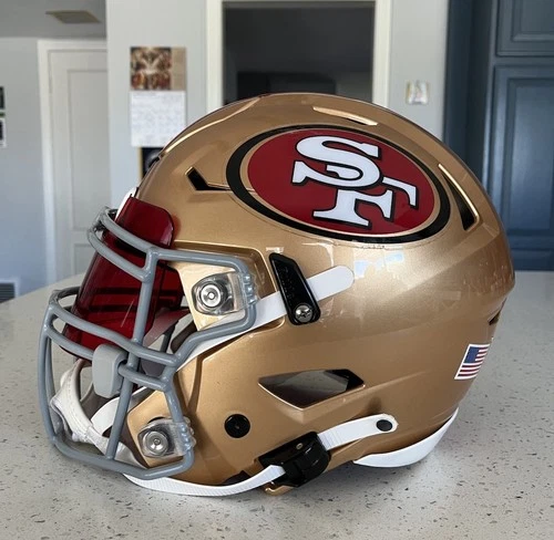 SAN FRANCISCO 40ers GEORGE KITTLE AUTOGRAPHED RIDDELL SPEEDFLEX FULL SIZE HELMET