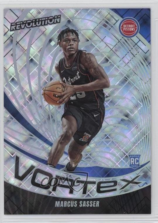 2023-24 Panini Revolution Vortex Cosmic 79/99 Marcus Sasser #8 Rookie RC p0i