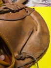 Super H Geo Reach Cow Hide Catchers Mitt Baseball Glove 70s Professional Model — photo 4